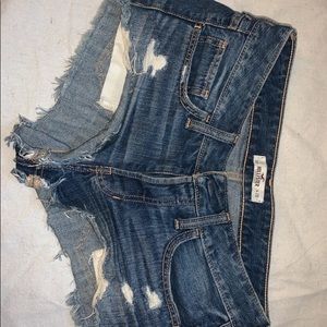 Hollister jean shorts